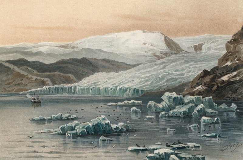 Tyndall Glacier, Nordvestgrønland af Ernst Heyn