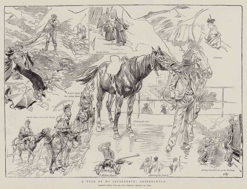 En rundvisning uden betydning, Grindelwald af Ettore Tito