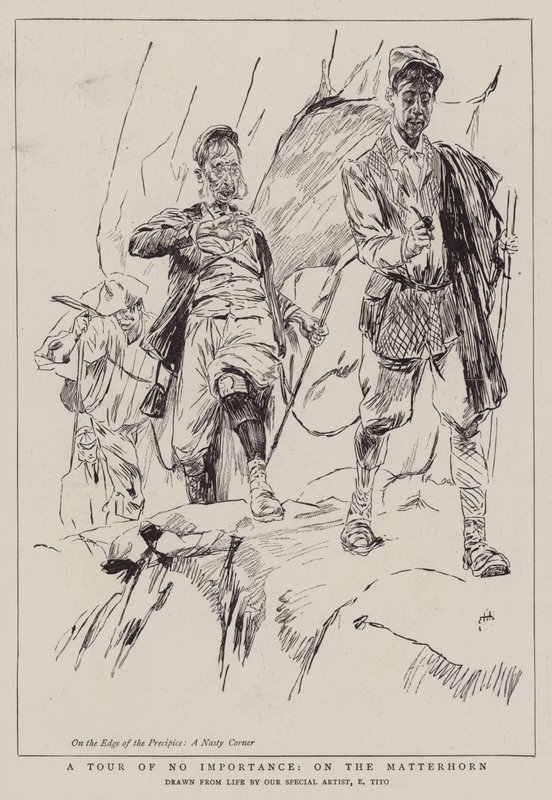 En tur uden betydning, på Matterhorn af Ettore Tito
