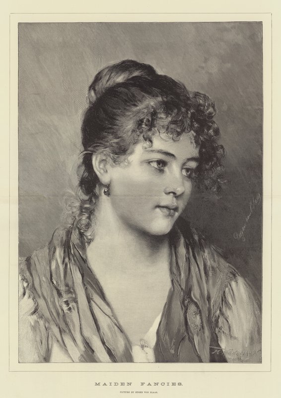 Maiden Fancies af Eugen von Blaas