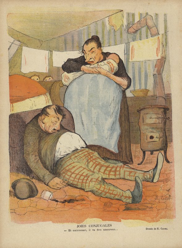 Illustration til Le Rire af Eugene Cadel