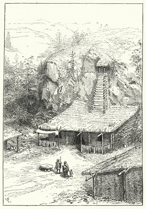 Arisk bolig i det gamle Indien af Eugene Emmanuel after Viollet le Duc