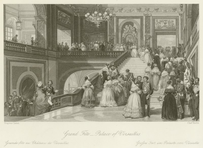 Grand Fete i Versailles-slottet af Eugene Louis Lami