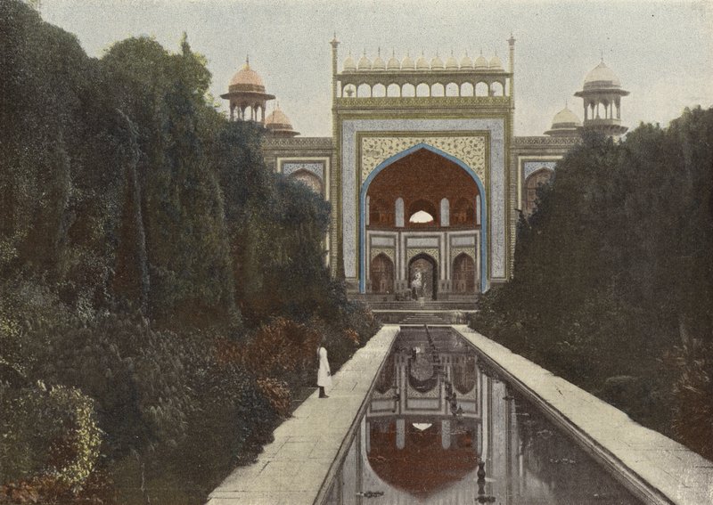 Agra, Entree Du Tady Mahal af European Photographer
