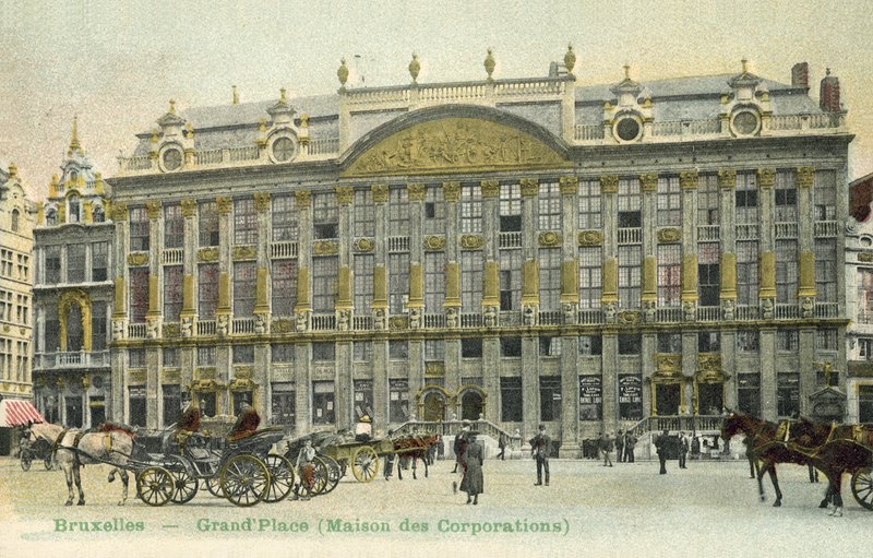 Bruxelles, Grand Place, House of Corporations af European Photographer