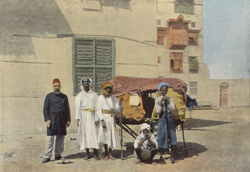 Jeddah, Palanquin For Mekka Pilgrimme af European Photographer