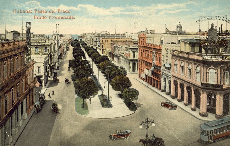 Havana, Cuba, Paseo De Prado, Prado Promenade af European Photographer