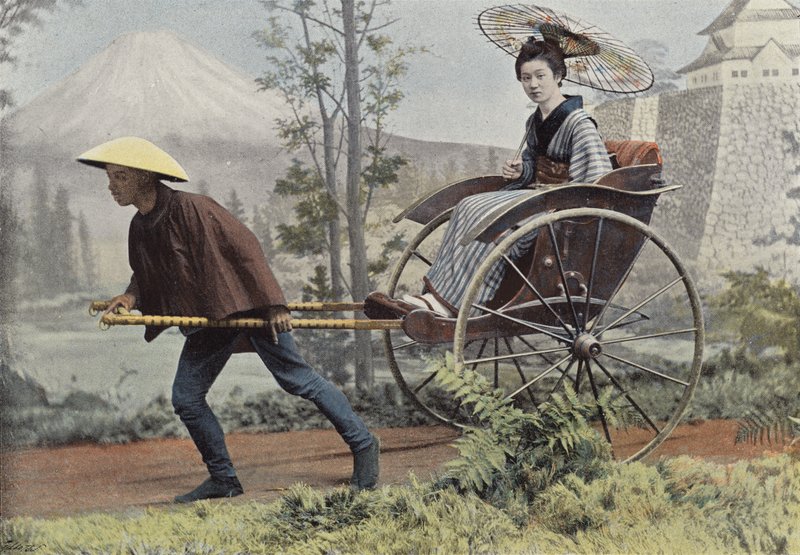 Inrikischa, bil fra Japan af European Photographer