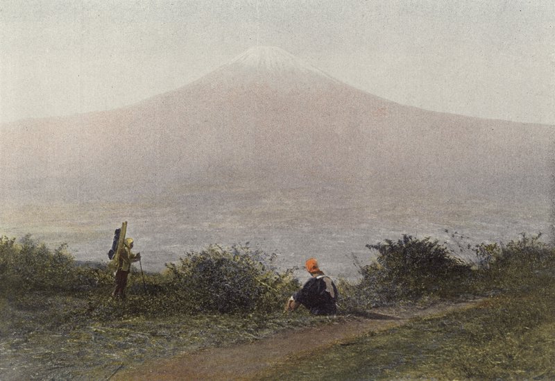 Fousi-Yama, Voican fra Japan af European Photographer