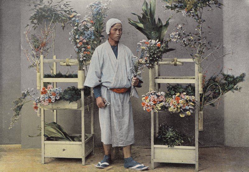 En blomstersælger i Japan af European Photographer
