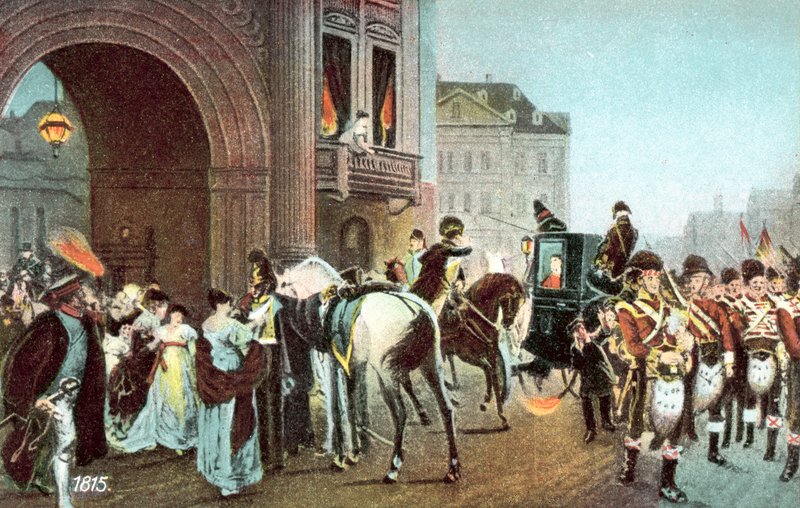 1815, 16. juni 1815, Ballets Afslutning af European School