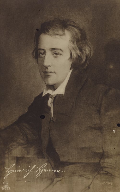 Heinrich Heine, tysk digter og essayist, c1820 af European School