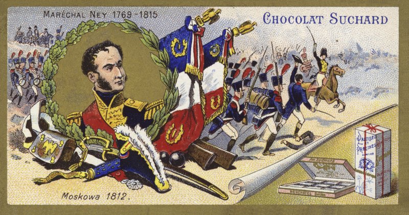 Marshal Ney i Moskva, 1812 af European School