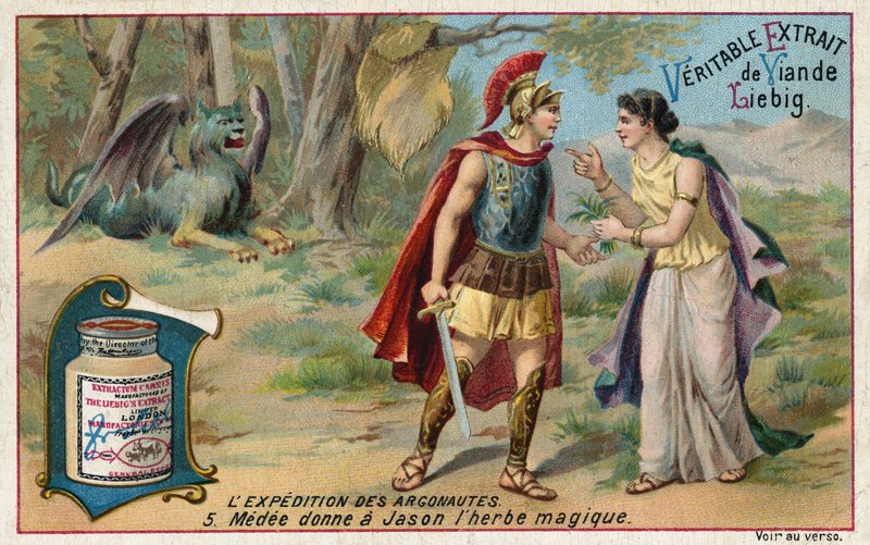 Medea gives Jason the magic potion  af European School