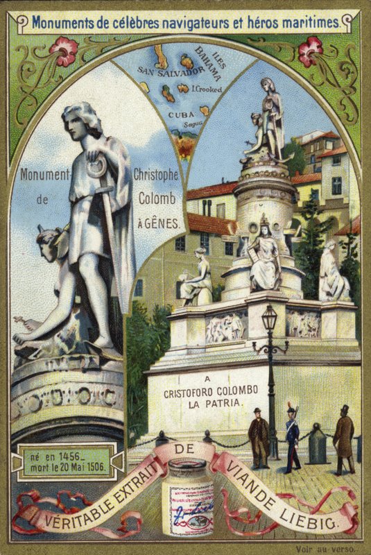 Monument to Christopher Columbus, Genoa  af European School