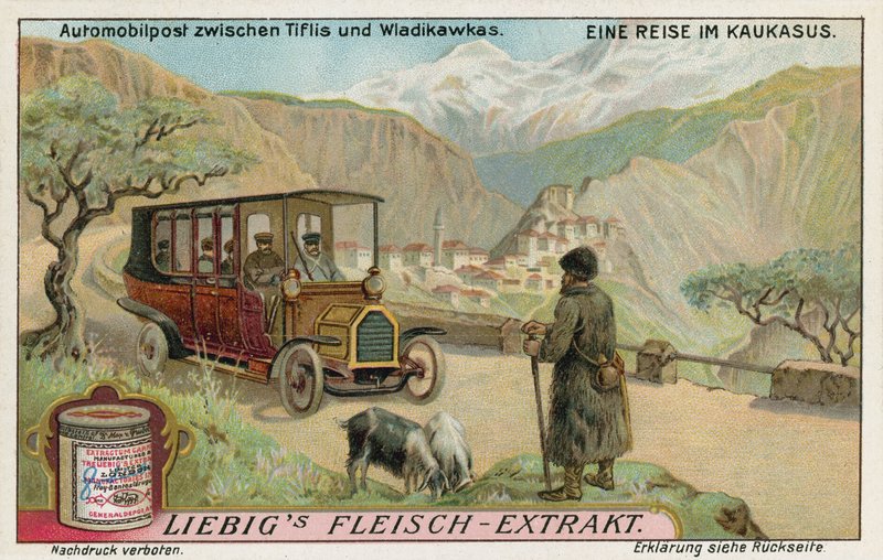 Motorised postal service between Tbilisi and Vladikavkaz  af European School
