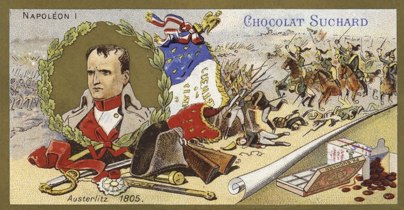 Napoleon Bonaparte og slaget ved Austerlitz, Østrig, 1805 af European School