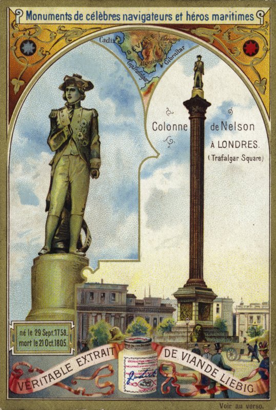 Nelsons Column, Trafalgar Square, London  af European School