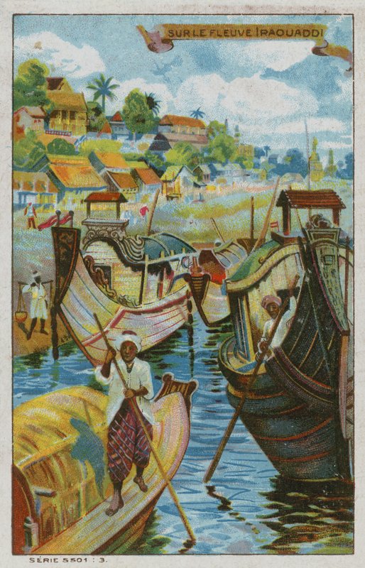 Ved floden Irawaddy, Burma af European School