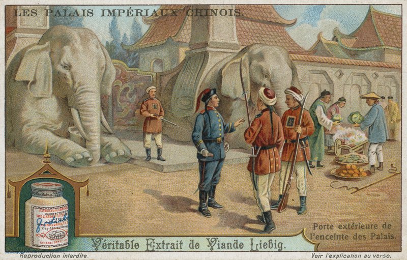 Outer gate of the enclosure containing the palaces  af European School