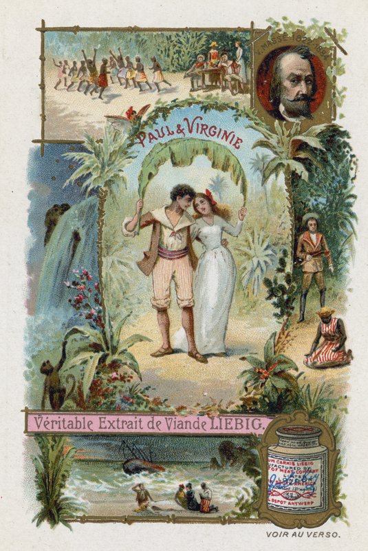 Paul et Virginie, by Victor Masse  af European School