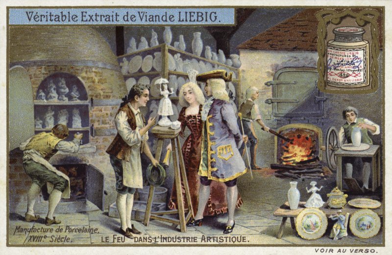 Porcelænsfremstilling, 1700-tallet af European School