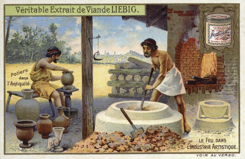 Potters in antiquity  af European School