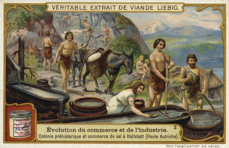 Prehistoric salt trading colony, Hallstadt, Upper Austria  af European School