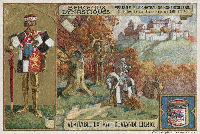 Prussia: Hohenzollern Castle and the Elector Frederick I, 1415  af European School