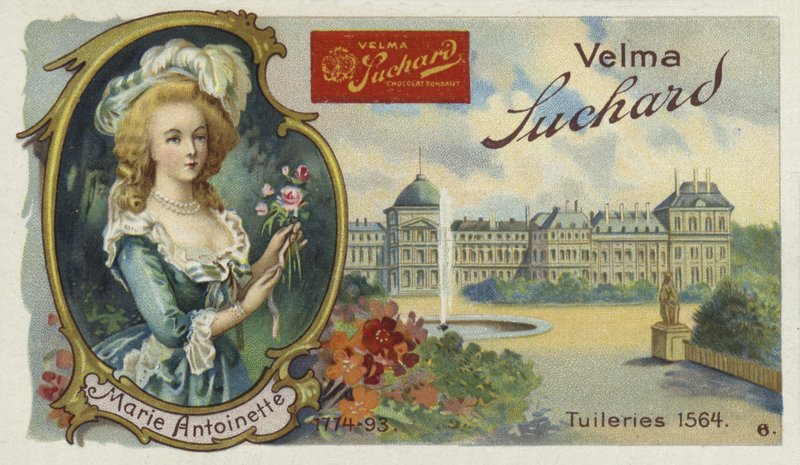 Dronning Marie Antoinette af Frankrig, og Tuileries-paladset, Paris af European School