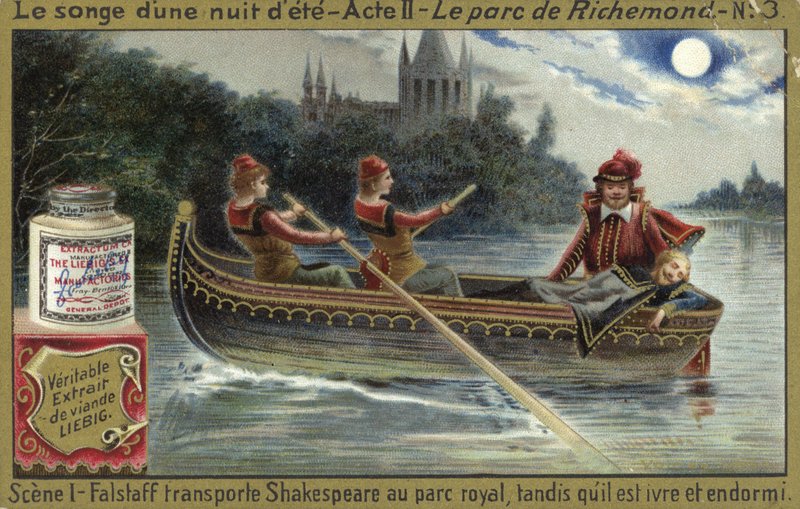 Scene from A Midsummer Nights Dream, an opera by Ambroise Thomas  af European School