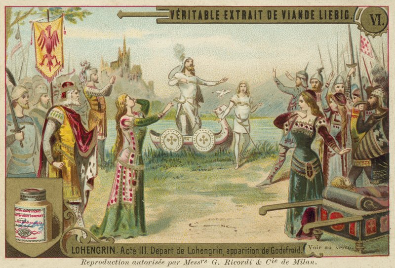 Scene fra Richard Wagners opera Lohengrin af European School
