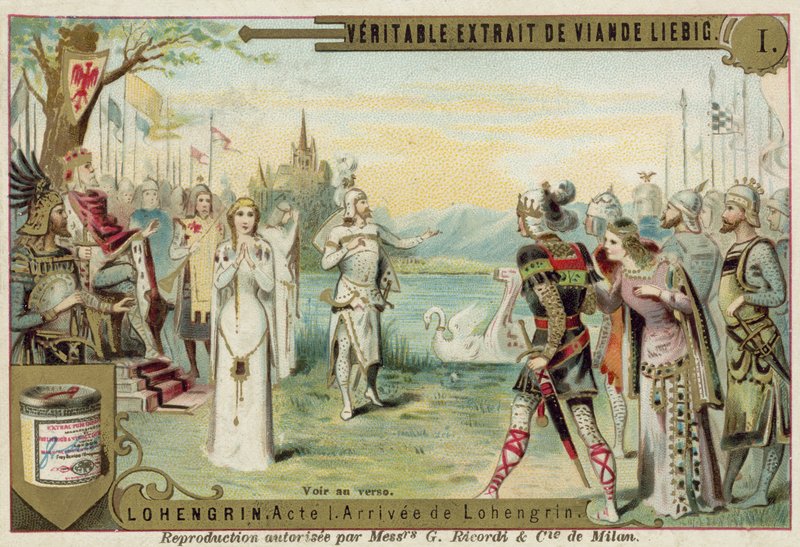 Scene fra Richard Wagners opera Lohengrin af European School