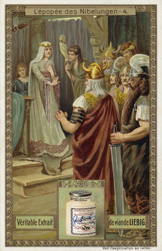 Scene from the Nibelungenlied  af European School