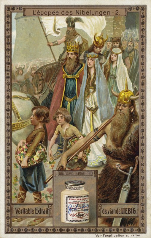 Scene from the Nibelungenlied  af European School