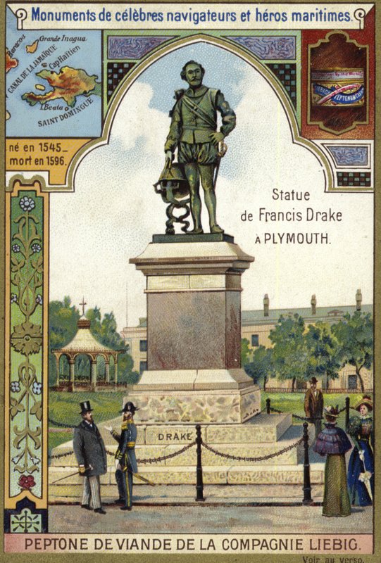 Statue of Sir Francis Drake, Plymouth  af European School