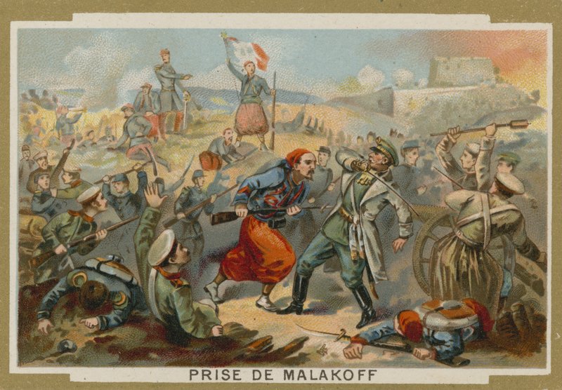 Indtagelse af Malakoff-redoubten, belejring af Sevastopol, Krimkrigen, 7. september 1855 af European School
