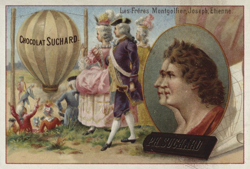 Montgolfier-brødrene, franske ballon-pionerer af European School