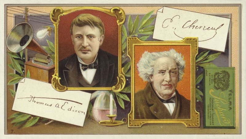Thomas Edison og Eugene Chevreul af European School
