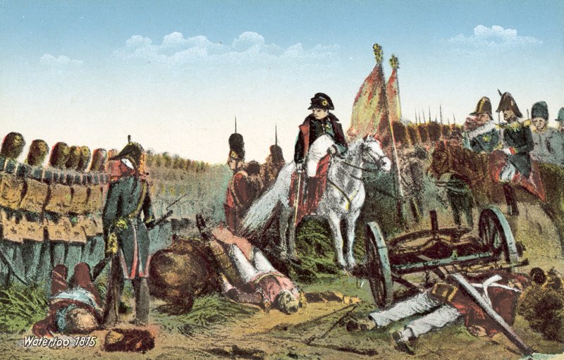Waterloo 1815, halv bataljon til venstre, brand! af European School