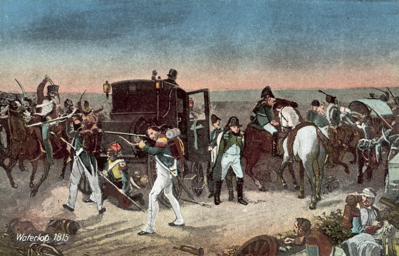Waterloo 1815, Erobringen af Napoleons vogn af European School