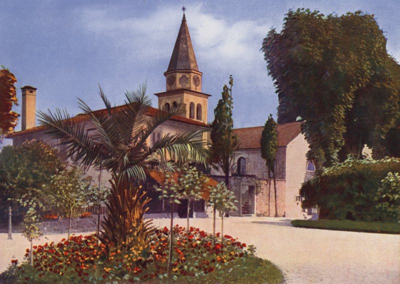 Opatija, nu Opatija i Kroatien: Det gamle Sankt Jakobs kloster, grundlagt i 1506 (foto) af European Photographer