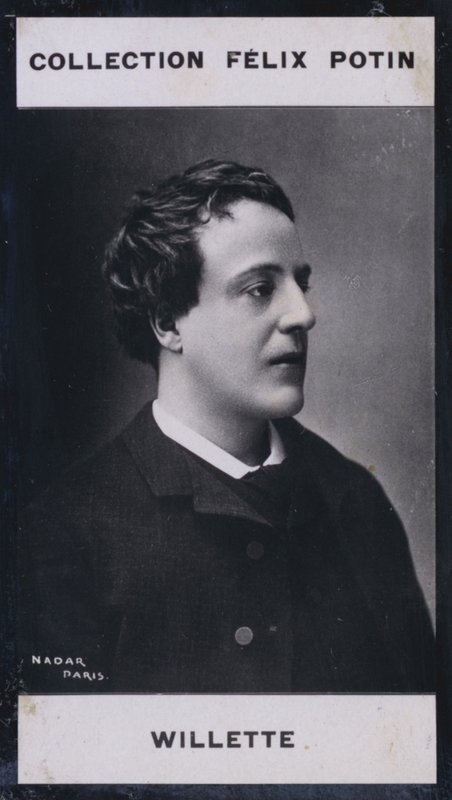 Adolphe Willette (1857) (s/h foto) af European Photographer