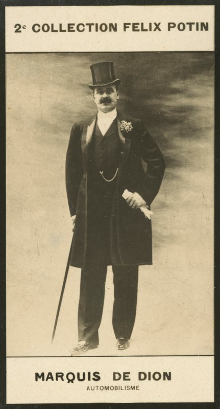 Albert-Jules-Felix-Philippe Marquis De Dion, bil af European Photographer