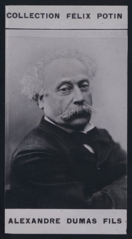 Alexandre Dumas Søn (1824-1895) (s/h foto) af European Photographer