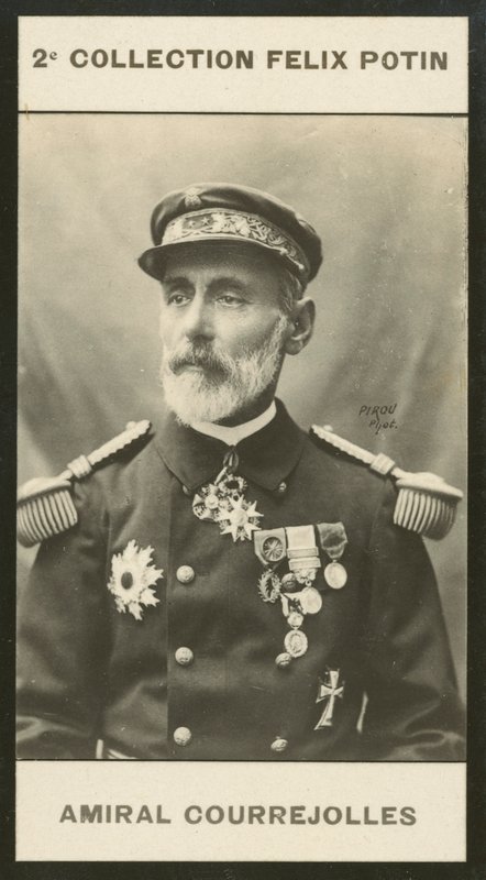 Admiral Charles-Louis-Theobald Courrejolles af European Photographer
