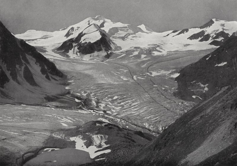 Braunschweiger Hutte, mod Wildspitze, Pitztal (s/h foto) af European Photographer