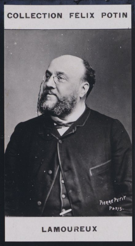 Charles Lamoureux (1834-1899) (s/hvid foto) af European Photographer