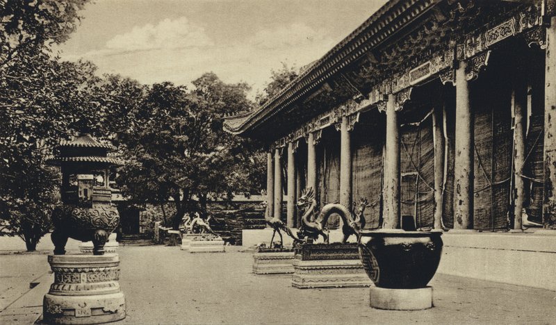 Kina, Buddha tempel (s/h foto) af European Photographer