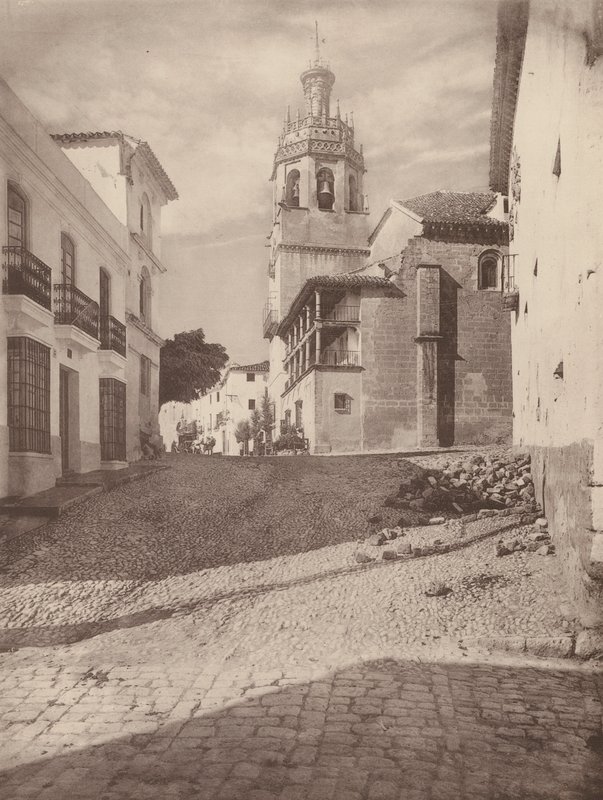 Kirke Santa Maria la Mayor, A Ronda (s/h-foto) af European Photographer